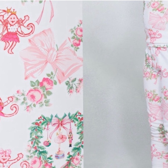 SOLD OUT - Love Shack Fancy x Roller Rabbit Merry Monkeys Pajamas - Kids Size 14 - Picture 3 of 4